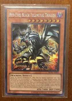 Yugioh Red-Eyes Black Fullmetal Dragon ROTA-AE005 - Asian English Secret - USA - Image 1
