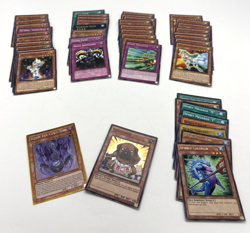 Lot of 46 Cards Yu Gi Oh Yugioh 2 Foil Prisma Holo 44 Commons 1996 LP - Image 1