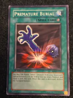 Premature Burial - SD4-EN017 1st Edition - YuGiOh-MP - Image 1