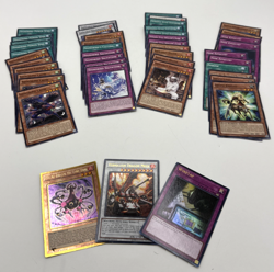 Lot of 46 Cards Yu Gi Oh Yugioh 3 Foil Prisma Holo 43 Commons 1996 LP - Image 2