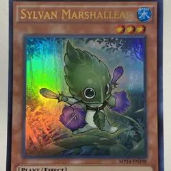 YuGiOh! TCG Sylvan Marshalleaf MP14-EN198 Ultra Rare 1st Edition Near Mint - Image 1