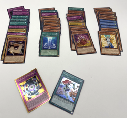 Lot of 46 Cards Yu Gi Oh Yugioh 2 Foil Prisma Holo 44 Commons 1996 LP - Image 2