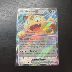 Meowth ex Holo Double Rare ME03: Perfect Order 062/088 NM - Image 1