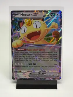 Meowth ex Holo Double Rare ME03: Perfect Order 062/088 NM - Image 1