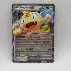 🔥Meowth ex 062/088 Me03: Perfect Order Holo Double Rare NM - Image 1