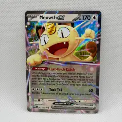 🔥Meowth ex 062/088 Me03: Perfect Order Holo Double Rare NM - Image 3