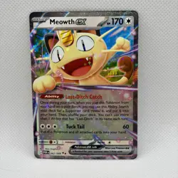 🔥Meowth ex 062/088 Me03: Perfect Order Holo Double Rare NM - Image 5