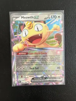 Meowth ex Holo Double Rare ME03: Perfect Order 062/088 NM - Image 1