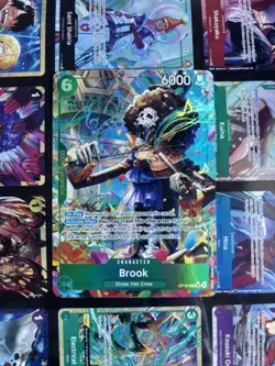 One Piece CCG OP15 032 Brook SR Alt Art Adventure On Kamis Island ENG Pack Fresh - Image 1