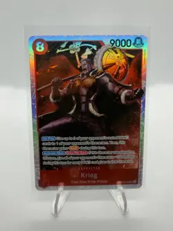 Krieg OP15-008 Super Rare Adventure on Kami's Island One Piece Near Mint - Image 1