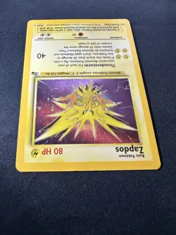 Pokemon Vintage Holo Zapdos 15/62 Fossil Corrected Unlimited Wotc 1999 MP B - Image 4