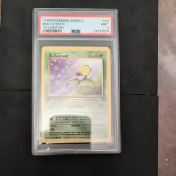 Pokemon Card Bellsprout Jungle 49/64 1st Edition 1999 PSA 9 Mint - Image 1