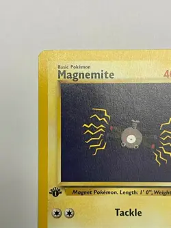Magnemite 60/82 1st Edition Team Rocket Set Non Holo Pokemon Card NM - Image 2