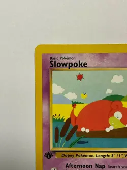 2000 Slowpoke Team Rocket Set 67/82 Common Pokemon Card 1st edition - NM - Image 2