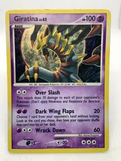 Giratina 10/127 Platinum Holo Rare Pokemon Trading Card - Image 2