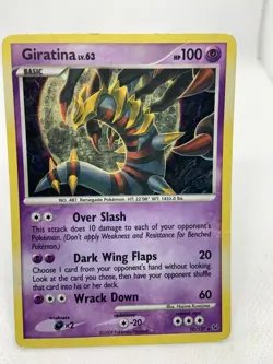 Giratina 10/127 Platinum Holo Rare Pokemon Trading Card - Image 5