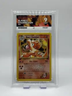 Blaine’s Charmeleon Gym Challenge 1st Exition 31/132 MINT ACE 9 Pokemon Card - Image 1