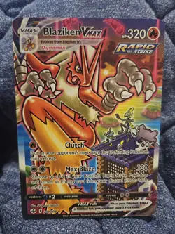 Blaziken VMAX Alternate Art Secret Holo Card 201/198 Chilling Reign - Image 1
