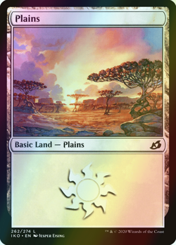 MTG Plains (262) Foil ** Ikoria: Lair of Behemoths ** English (NM) - Image 1