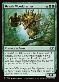 MTG Baloth Woodcrasher ** Foundations Jumpstart ** English (NM) - Image 1