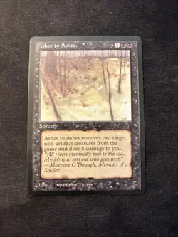Ashes to Ashes The Dark Mtg NM - Image 1