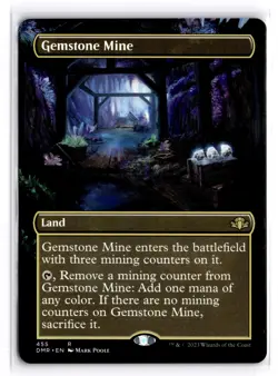 Gemstone Mine (Borderless) 455 Rare Dominaria Remastered Magic: The Gathering NM - Image 1