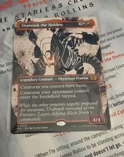 1x SHOWCASE URABRASK THE HIDDEN Commander MTG Magic the Gathering Multiverse 023 - Image 1