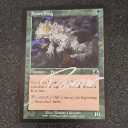 Wizards of the Coast Spore Frog MTG Prophecy 126/143 Signed Donato Giancola - Image 1