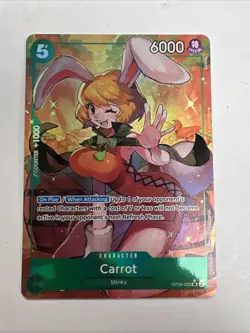 OP08-023 Carrot : Super Rare Alternative Art English One Piece TCG Card : OP08 - Image 1