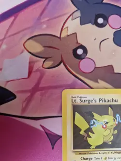 Lt. Surge's Pikachu 81/132 Gym Heroes Wotc Pokemon Card - Image 2
