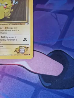 Lt. Surge's Pikachu 81/132 Gym Heroes Wotc Pokemon Card - Image 4