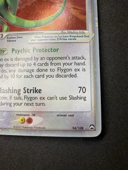Pokemon TCG - Flygon ex - 94/108 - Ultra Rare - Ex Power Keepers MP Creased - Image 5