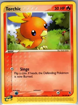 Torchic 4/70 Non Holo Dragon Majesty - Pokemon Card - NM - Image 1