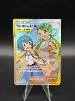 Pokemon Mallow & Lana 231/236 Cosmic Eclipse Holo Ultra Rare English 2019 NM HF3 - Image 1