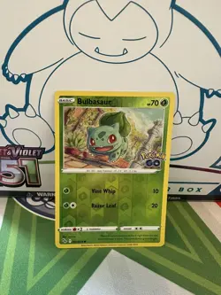 Bulbasaur Common Reverse Holo Pokemon GO NM 001/078 Sowsow Artist - Image 1