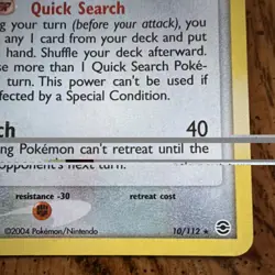 The Pokemon Company Pidgeot FireRed & LeafGreen 10/112 Holo Rare 2004 Eng - Image 4