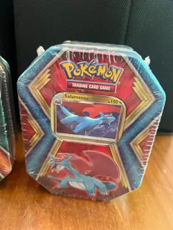 Pokemon Sealed Dragon Tins (2) Dragonite Salamence 10 Mini Pack Tin - Image 3