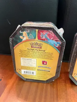 Pokemon Sealed Dragon Tins (2) Dragonite Salamence 10 Mini Pack Tin - Image 5