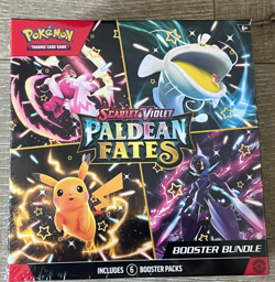 Paldean Fates Booster Bundle Pokemon Sealed Square Box Version Sealed - Image 1