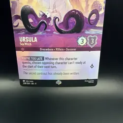 Ursula Sea Witch Epic Alternate Art Fabled Disney Lorcana 208/204 (A) - Image 3
