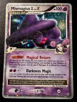 Mismagius GL LV.X 110/111 Platinum Rising Rivals Pokemon Card Holo Rare Swirl HP - Image 1