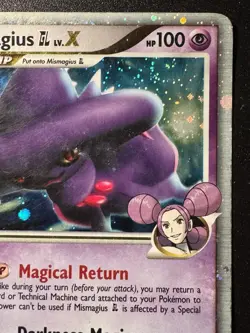 Mismagius GL LV.X 110/111 Platinum Rising Rivals Pokemon Card Holo Rare Swirl HP - Image 4