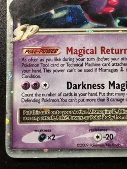 Mismagius GL LV.X 110/111 Platinum Rising Rivals Pokemon Card Holo Rare Swirl HP - Image 5