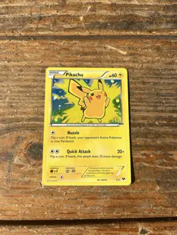 Pikachu McDonald's Promo 2013 5/12 Holo EN Pokemon Card! Lightly Played!! - Image 1