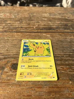 Pikachu McDonald's Promo 2013 5/12 Holo EN Pokemon Card! Lightly Played!! - Image 2