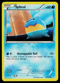 Pokemon Card Dragons Exalted Spheal 29/124 Common - Image 1