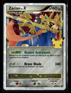 Zacian LV. X SWSH135 Holofoil SWSH: Sword & Shield Promo Cards NM - Image 1