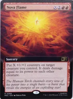 MTG : Marvel Super Heroes Nova Flame - Image 1