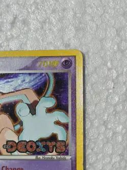 Deoxys Normal Forme 16/107 Reverse Holo Rare Stamped EX Deoxys Pokemon 2005 LP - Image 5