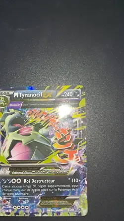 CARTE POKEMON M TYRANOCIF EX 43/98 FR ULTRA RARE XY ORIGINES ANTIQUES - NM - Image 4